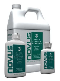 Novus Plastics Polish #3: Heavy Scratch Remover - 8 Oz