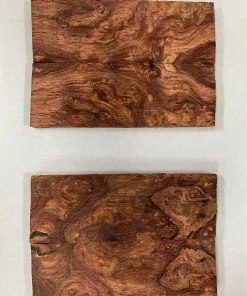 WoodWorld Of Texas Knife Kits Honduran Rosewood Burl Knife Scales