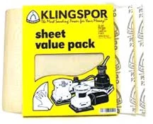 Klingspore Klingspor 9x11 Sand Paper Sheets 25 Pack 80-2,000 Grit