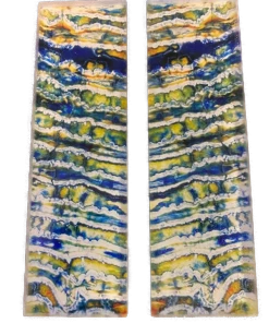 Premium Knife Supply Knife Scales & Handles Knife Scales - Clear Acrylic Knife Scales Over UV Printed Mammoth Tooth