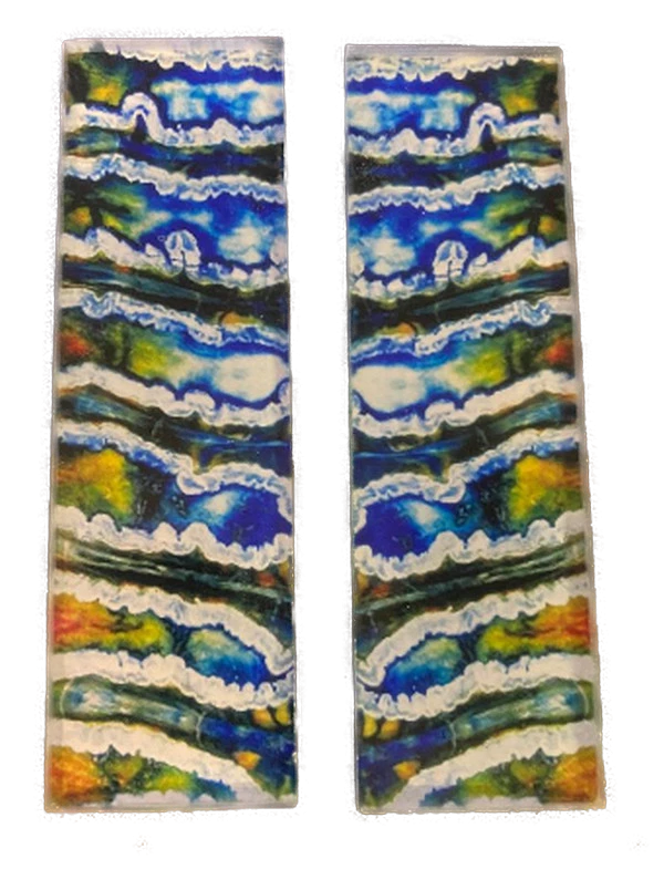 Premium Knife Supply Knife Scales - Clear Acrylic Knife Scales Over UV Printed Mammoth Tooth T-2 Knife Scales & Handles 1 Premium Knife Supply Knife Scales - Clear Acrylic Knife Scales Over UV Printed Mammoth Tooth T-2 Knife Scales & Handles