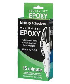 Mercury Adhesive 15 Minute Epoxy 8 Oz Kit