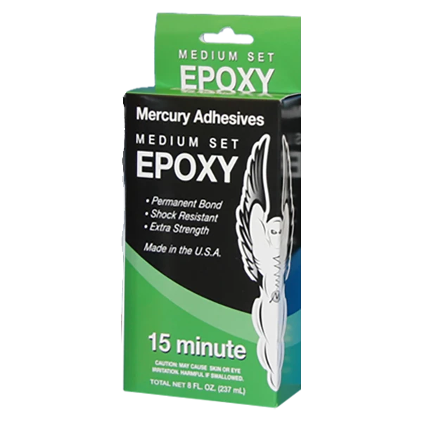 Mercury Adhesive 15 Minute Epoxy 8 Oz Kit 1 Mercury Adhesive 15 Minute Epoxy 8 Oz Kit
