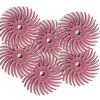 Foredom Scoth-Brite Radial Bristle Discs - 3/4" Dia. Pink -1200 Pumice - 6 Pack A-4516-6 Rotary Tool Accessories