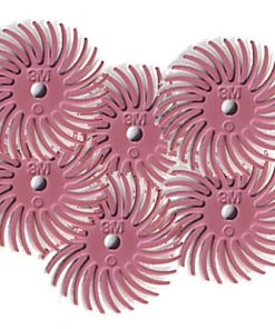 Foredom Scoth-Brite Radial Bristle Discs - 3/4" Dia. Pink -1200 Pumice - 6 Pack A-4516-6 Rotary Tool Accessories