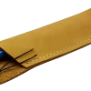 Xiamen Rizheng Industry Co. Ltd Texas Style Pen Sleeve - Handmade Leather - Light Yellow