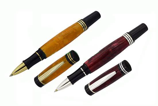 PSI Woodworking Pen Kits By Name Noble Roller Ball - Gold Or Silver 2 PSI Woodworking Pen Kits By Name Noble Roller Ball - Gold Or Silver