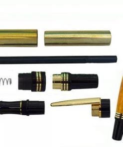 PSI Woodworking Pen Kits By Name Noble Roller Ball - Gold Or Silver 5 PSI Woodworking Pen Kits By Name Noble Roller Ball - Gold Or Silver