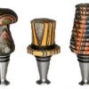 PSI Woodworking Ruth Niles Bottle Stoppers - Standing Display Style - Stainless Steel - Made In USA