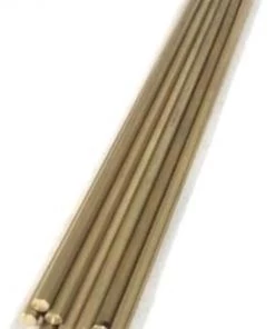 Premium Knife Supply Pin Material - Brass Rod 5/32" X 6" Long - 5 Pack Pins & Screws