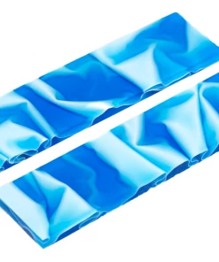 Bear Tooth Woods Knife Scales - Blue Topaz Water Knife Scales - 0.26 X 1.5 X 5 - 2 Pieces Knife Scales & Handles