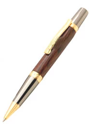 PSI Woodworking Pen Kits By Name Sahara Twist Pen Elegant Flat Top Deluxe Kits