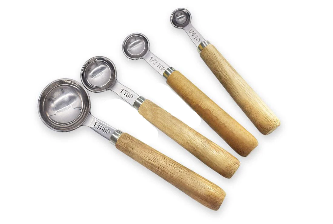 Xiamen Rizheng Industry Co. Ltd Kitchen Essentials Stainless Steel Measuring Spoon Kit - 1/4 TSP, 1/2 TSP, 1 TSP & 1 TBS 2 Xiamen Rizheng Industry Co. Ltd Kitchen Essentials Stainless Steel Measuring Spoon Kit - 1/4 TSP, 1/2 TSP, 1 TSP & 1 TBS