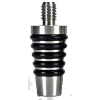 Ruth Niles Whiskey Bottle Stoppers - Stainless Steel - Made In USA - SS-4000 15/16" Dia - Small