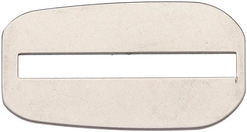 Blue Ridge Knife Supply Stainless Steel Spacer - 1 3/4" X 7/8" X .01mm OA Length - Slot 5/8" (L) BY 3/16" (W) Knife Making Parts : Finger Guards And Butt Caps 1 Blue Ridge Knife Supply Stainless Steel Spacer - 1 3/4" X 7/8" X .01mm OA Length - Slot 5/8" (L) BY 3/16" (W) Knife Making Parts : Finger Guards And Butt Caps