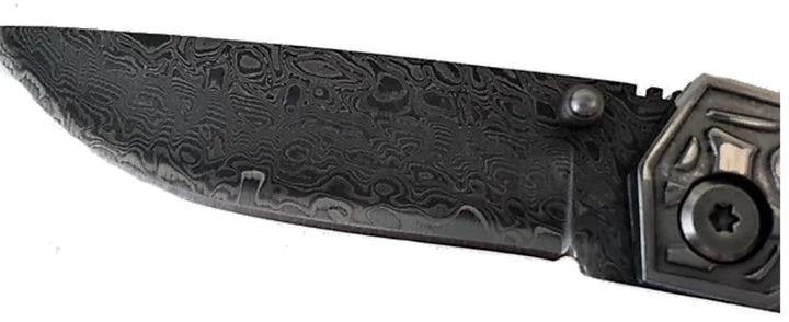 Premium Knife Supply Damascus Folder Stainless Bolster - Mayan Knife Kits 4 Premium Knife Supply Damascus Folder Stainless Bolster - Mayan Knife Kits