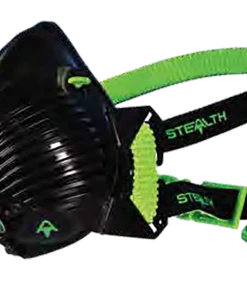 Rikon Stealth P3 Half Mask C/w Twin Hepac Filters - Respirator - Small / Medium Safety & Clothing