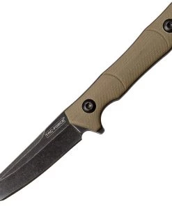 Premium Knife Supply Tanto Blade Neck Knife Tan