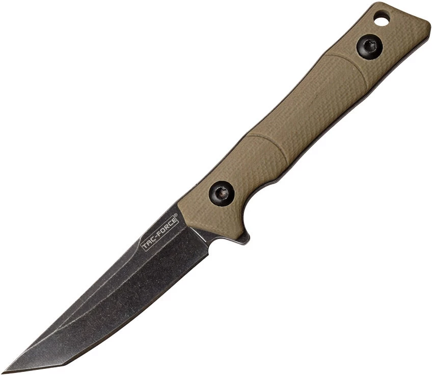 Premium Knife Supply Tanto Blade Neck Knife Tan 2 Premium Knife Supply Tanto Blade Neck Knife Tan