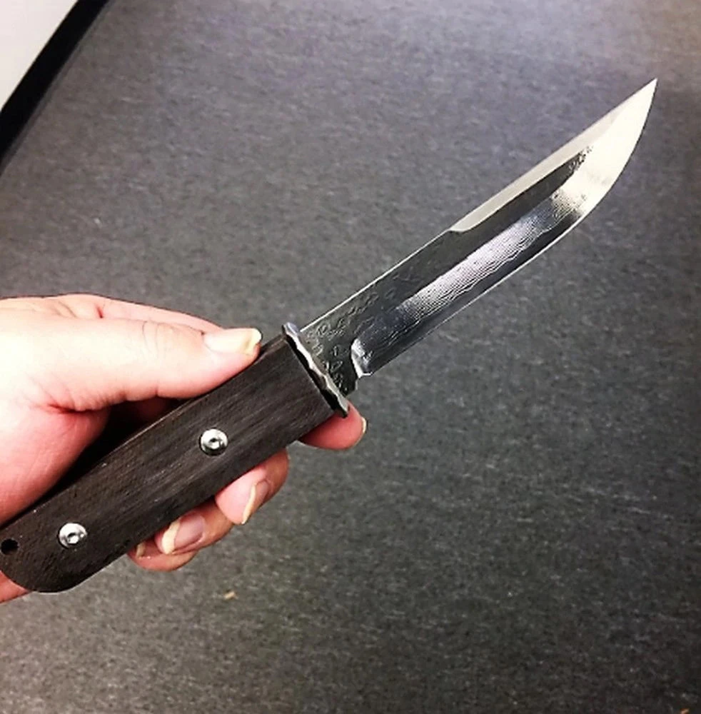 Premium Knife Supply San Mai Damascus Tanto Knife Kit 2 Premium Knife Supply San Mai Damascus Tanto Knife Kit