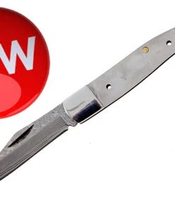 Premium Knife Supply Damascus Folder - Texas Toothpick Knife Kits