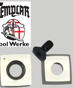 WoodWorld Of Texas Templar Tool Werke - Mega Carbide Spindle Tool 15 Mm Square / Radius R4 Carbide Cutter & Screw