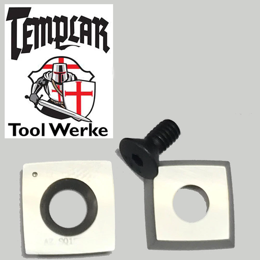 WoodWorld Of Texas Templar Tool Werke - Mega Carbide Spindle Tool 15 Mm Square / Radius R4 Carbide Cutter & Screw 1 WoodWorld Of Texas Templar Tool Werke - Mega Carbide Spindle Tool 15 Mm Square / Radius R4 Carbide Cutter & Screw