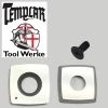 WoodWorld Of Texas Templar Tool Werke - Mega Carbide Spindle Tool 15 Mm Square R2 Carbide Cutter & Screw