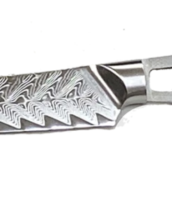 Yangjiang Amber * VG10 Feather Pattern - Utility Knife Blank - 9" OAL - 5" Cut Monthly Sales 5 Yangjiang Amber * VG10 Feather Pattern - Utility Knife Blank - 9