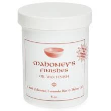 Mike Mahoney Walnut Oil Wax Finish - 8 Oz. - Food Safe Lacquer, Poly & Urethane Blends