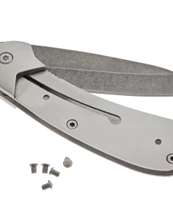 Premium Knife Supply Knife Kits Wolverine Liner Lock Folder -Stone Washed